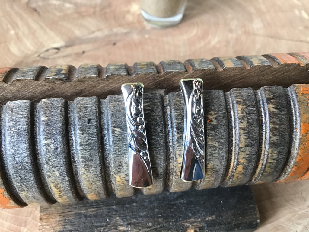 Handmade Stainless Steel Silverware Earrings