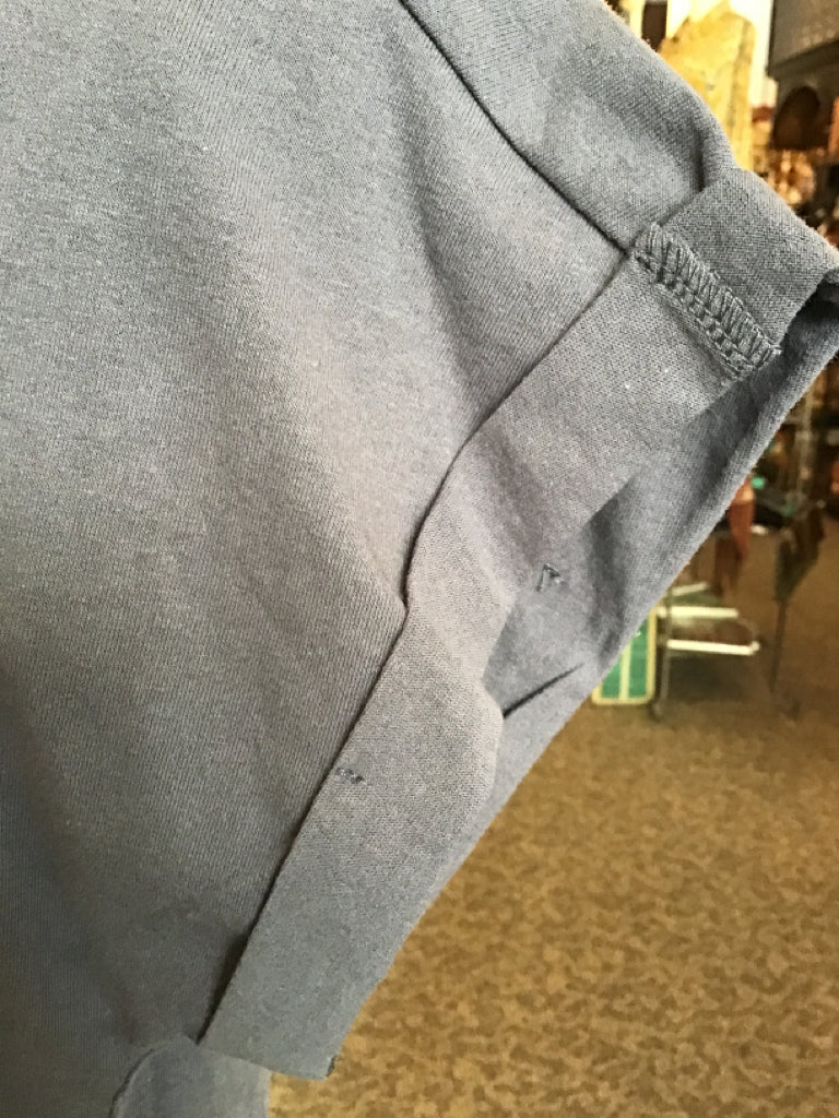 Navy Cotton Short Sleeve T Shirt - S to 3X