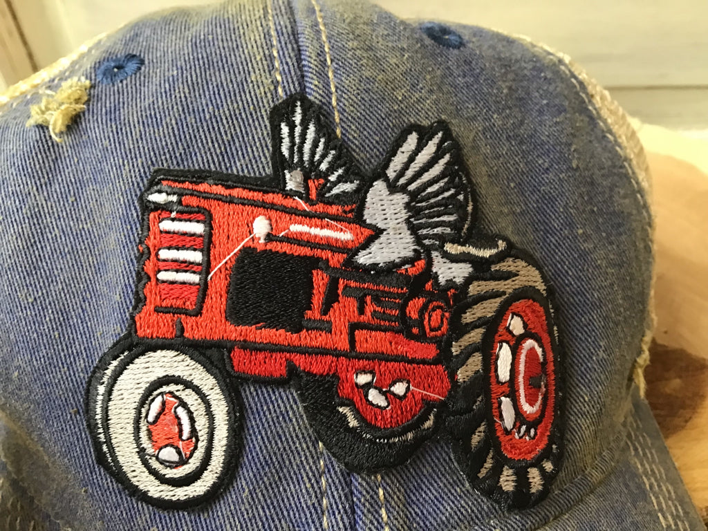 Winged Tractor Trucker Hat