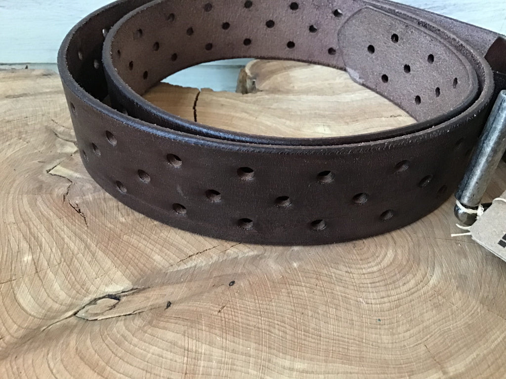 Bed|Stu McCoy Teak Rustic Leather Belt