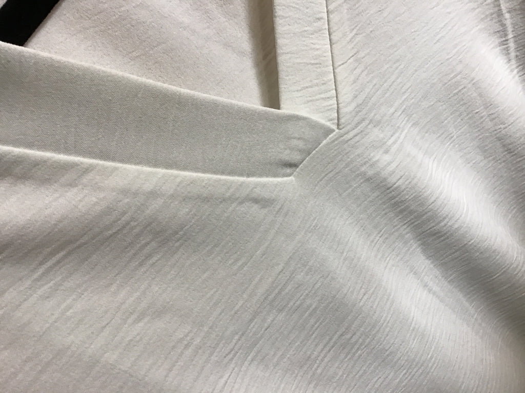 White V Neck Air Flow Shirt - Small to 3X