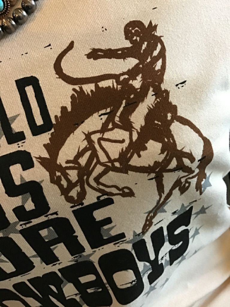 World Needs More Cowboys Raglan Graphic T Shirt - XS to 3X