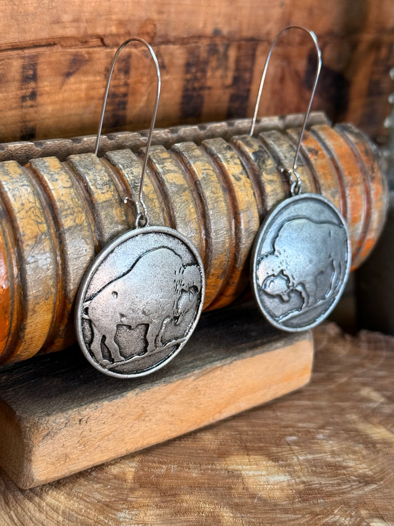 Buffalo Fish Hook Earrings – Seven Songbirds Boutique