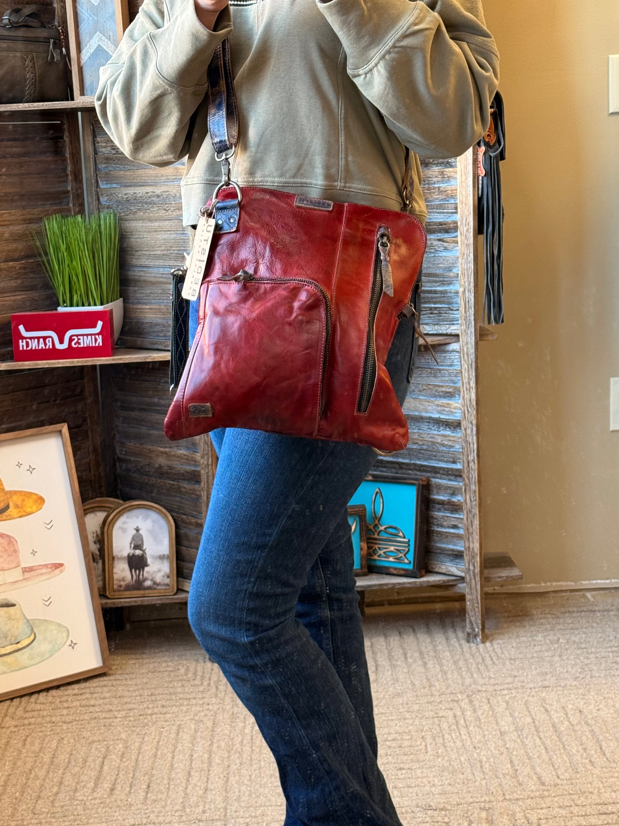 Aiken Cherry Lacquer Rustic Slate Lux - Bed Stu – Seven Songbirds