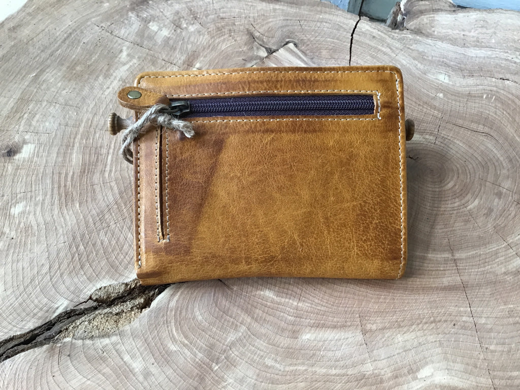 Mustard Leather Wallet