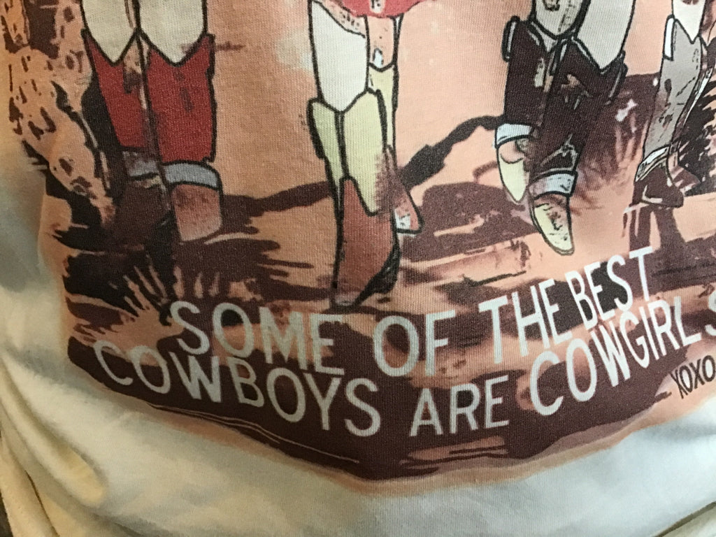Best Cowboys are Cowgirls Graphic T Shirt - XOXO Art