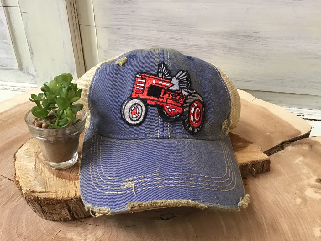 Winged Tractor Trucker Hat