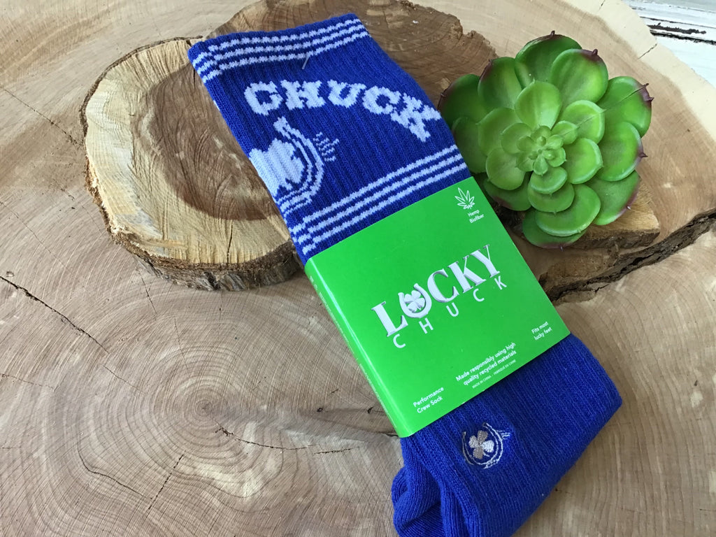 Lucky Chuck Retro Lucky Chunk Crew Socks