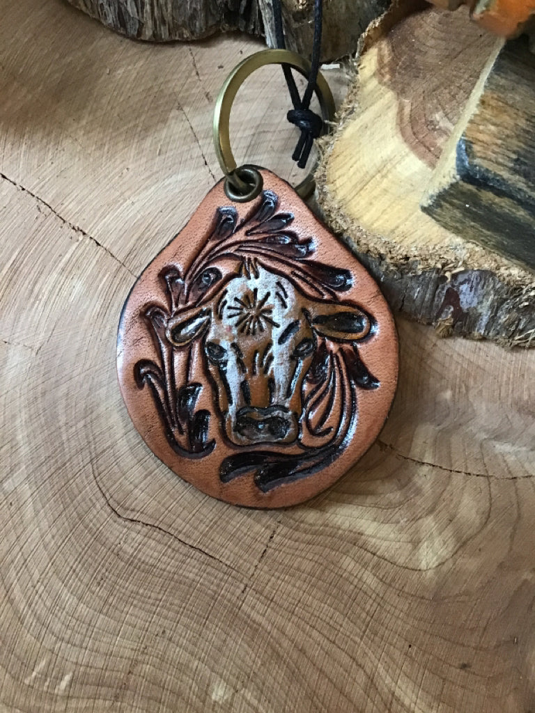 Cow Leather Key Chain