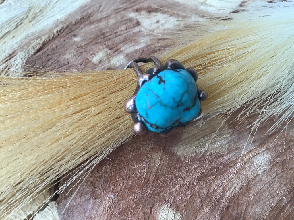 Handmade Adjustable Copper Ring