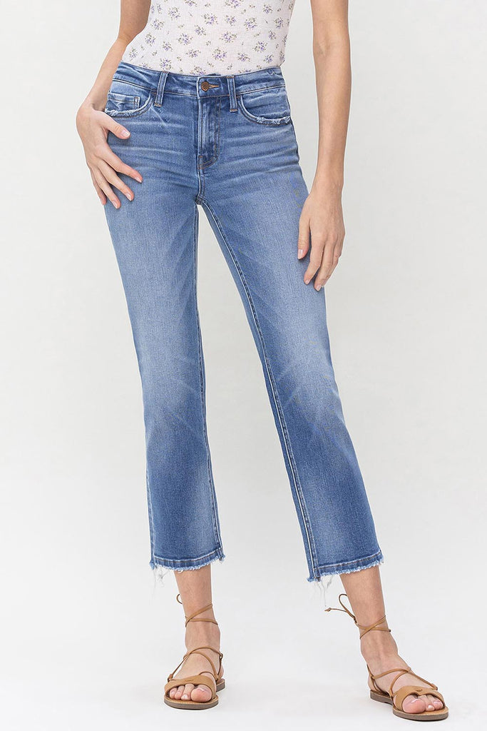 Flying Monkey Crop Straight Jean - 27  to 32