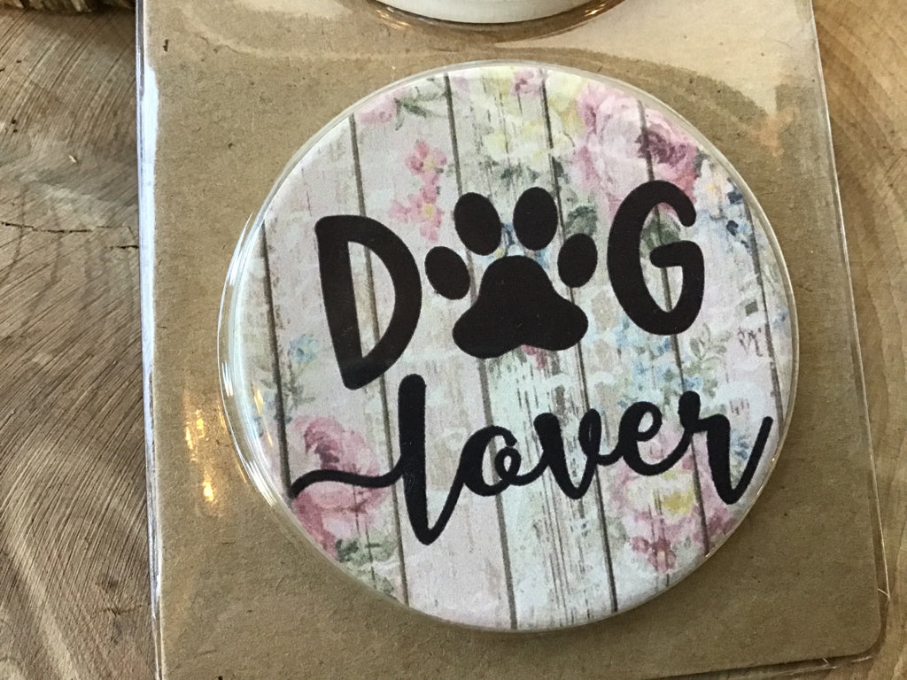 Dog Lover Car Coaster Set