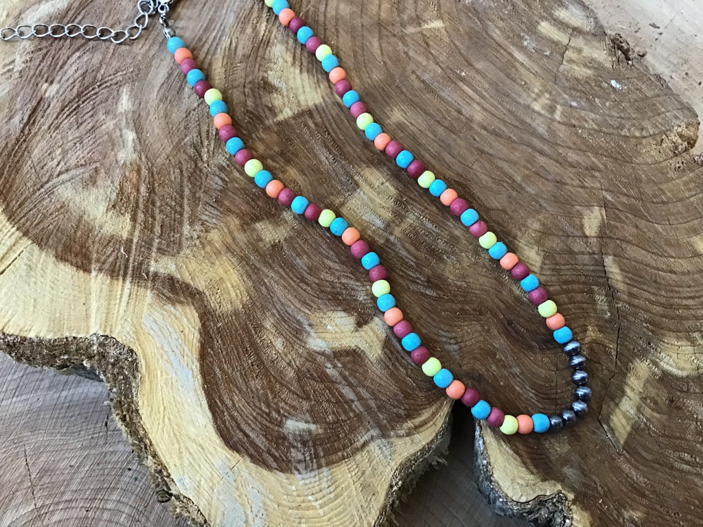 Multi Color12"  Necklace