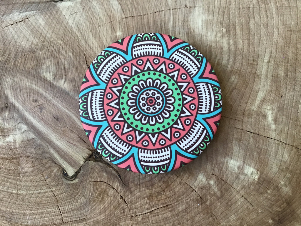 Colorful Round Cosmetic Mirror
