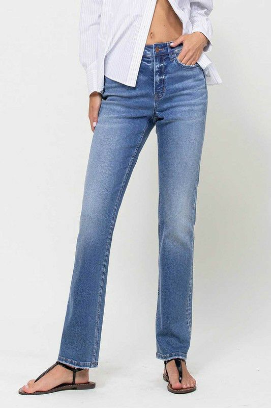 Flying Monkey Non Distressed Straight Leg Jeans