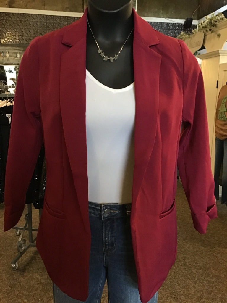Berry Classic Structured Blazer - Small to XL