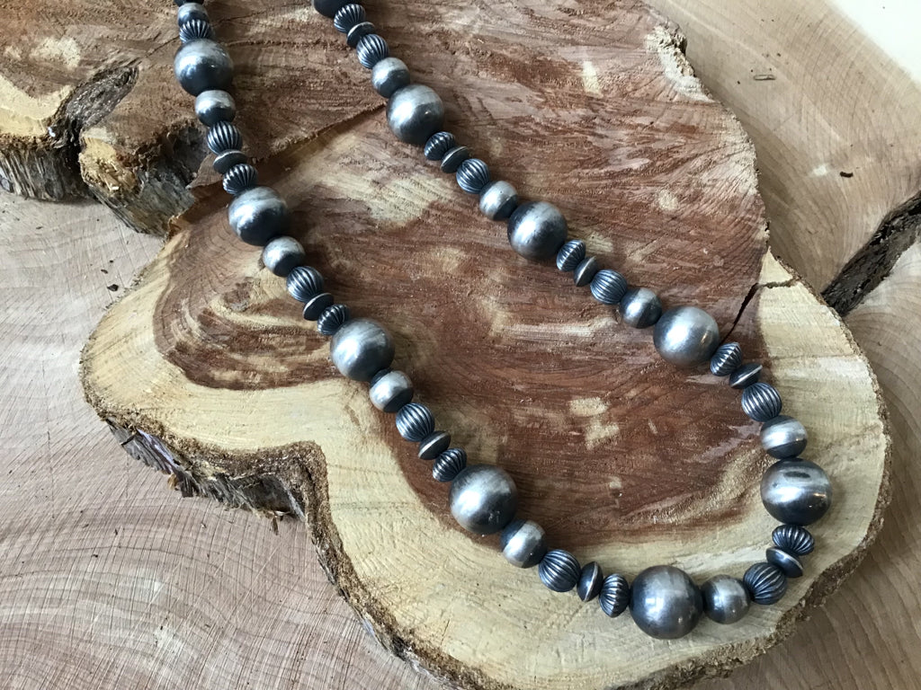 Handmade Mixed Sterling Pearl Necklace