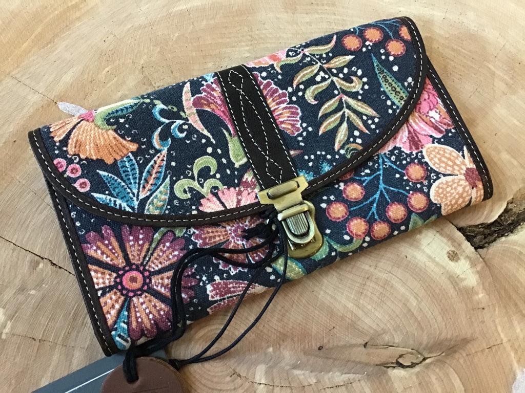 Myra Floral Fabric Wallet