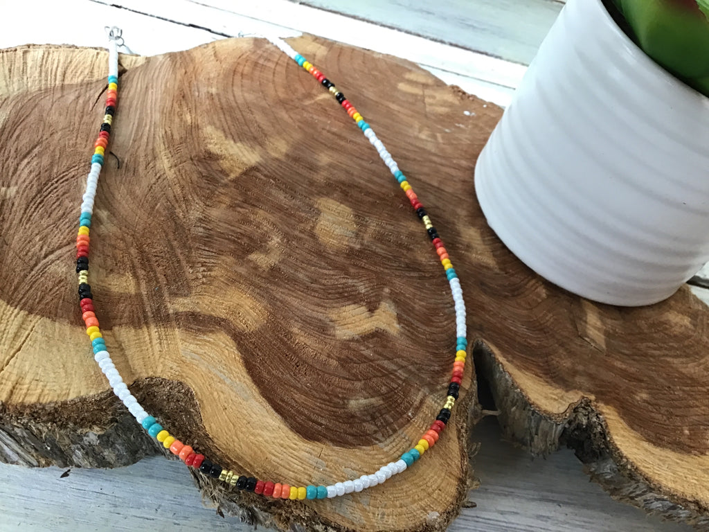 Handmade Beaded Choker Necklace