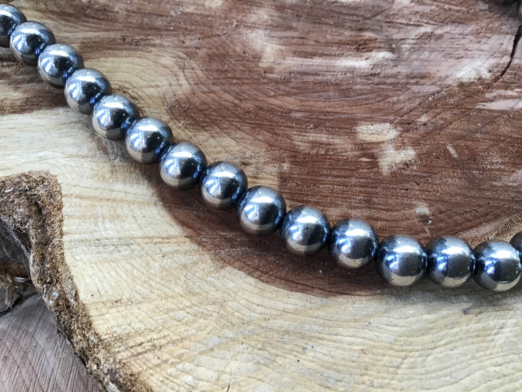 Handmade 8MM 20" Navajo Pearl Sterling Necklace