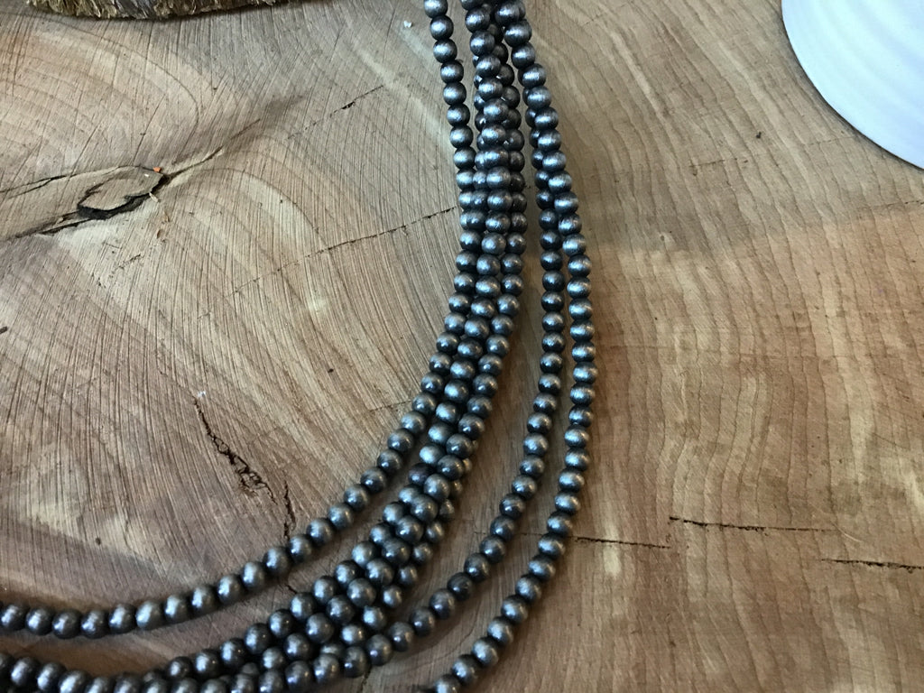 6 Strand Tiny Navajo Pearl Necklace