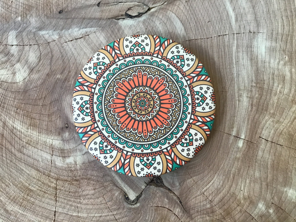 Colorful Round Cosmetic Mirror